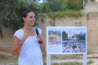 Asiste Ana Paty Peralta a primera piedra de Capilla Niño Dios en Sacbé
