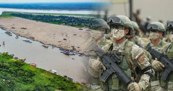 Ejército del Perú llega a Isla Santa Rosa para colocar banderas en medio de tensión limítrofe con Colombia