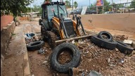 Retiran más de 110 toneladas de tierra y basura tras tormenta en Nogales