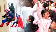 “Superhéroes” visitan a pacientes del Instituto Nacional de Salud del Niño en San Borja
