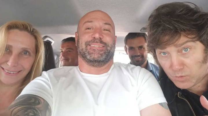 Antes de los incidentes, Milei habló de Spagnuolo y dijo que lo llevará a la Justicia