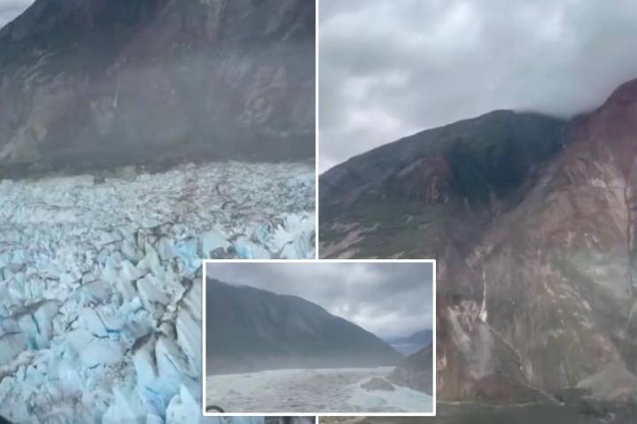 Massive Alaska landslide triggers ravaging tsunami with 10