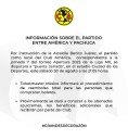 América vs Pachuca se jugará a puerta cerrada