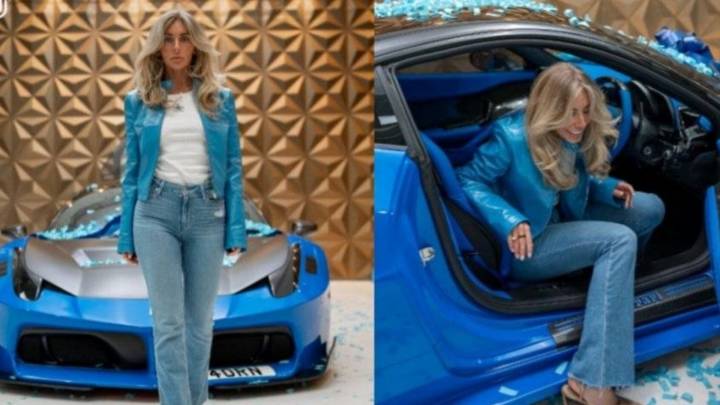 Cuánto cuesta la lujosa Ferrari personalizada que Bonnie Blue compró tras tener relaciones con más de 1000 hombres en 24 horas