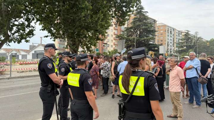 Indignación, nerviosismo y lágrimas ante la tala de plataneros en Martínez de Velasco