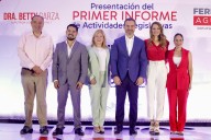 Presentan Betty Garza y Fernando Aguirre su primer informe