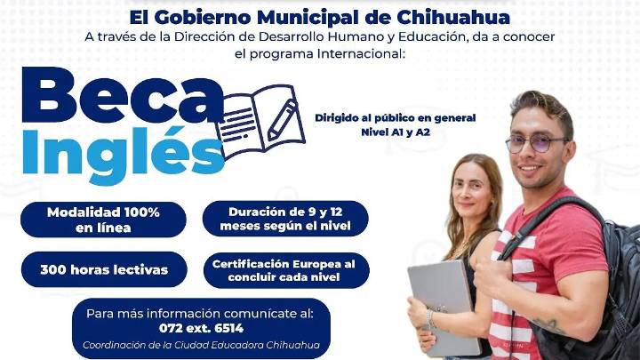 ¡No lo dejes pasar! Inscripciones para beca de inglés continúan abiertas