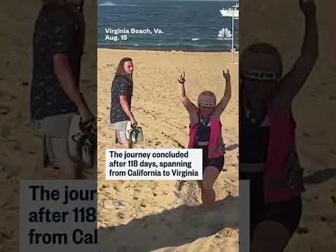 First woman to skateboard across America