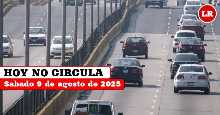 Hoy No Circula sabatino: qué autos descansan este 9 de agosto de 2025 en CDMX y Edomex