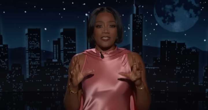 Tiffany Haddish Addresses Jason Lee Baby Speculation On ‘Jimmy Kimmel Live’ 