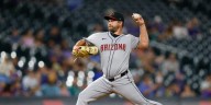 Jalen Beeks swallows fly during Coors Field appearance