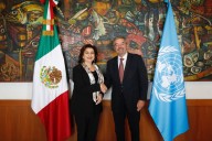 Se reúnen Canciller De la Fuente y Sima Bahous, directora de ONU Mujeres