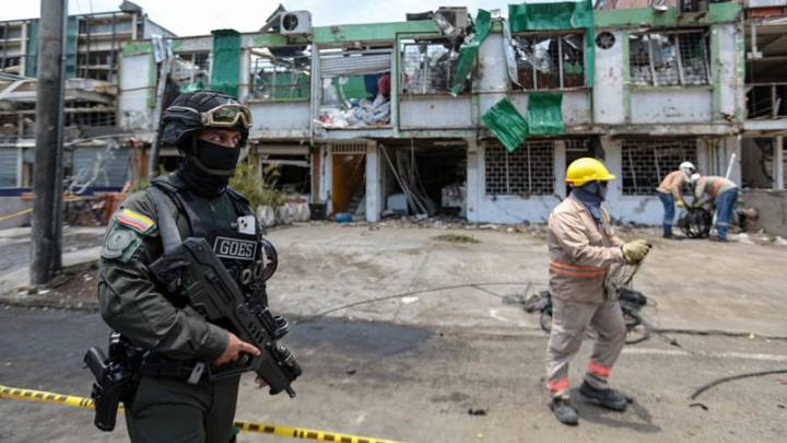 Detienen a 3 personas señaladas como sospechosas del ataque a una base aérea militar en Colombia