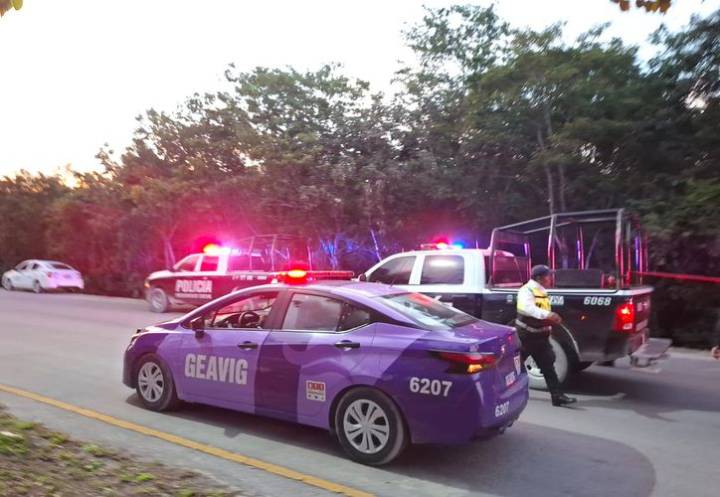 Hallan cuerpo enbolsado en avenida de Isla Mujeres