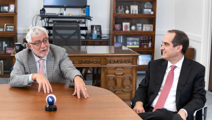 Chapman University’s mathematician-president hands over the reins