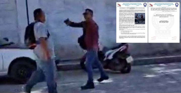 ¡Con pistola en mano! Irrumpe sujeto armado en secundaria de Huajuapan y amenaza a maestros y padres