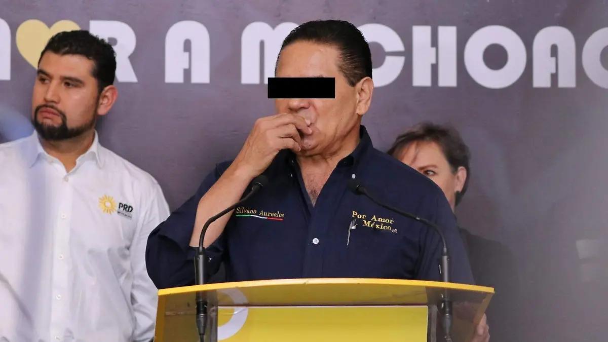 Silvano Aureoles evita prisión preventiva tras suspensión provisional