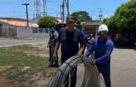 Instalan 200 metros de nuevo cableado y transformadores en Villa Rosa