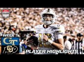 HIGHLIGHTS from Haynes King's 156 rushing yard performance vs. Colorado
