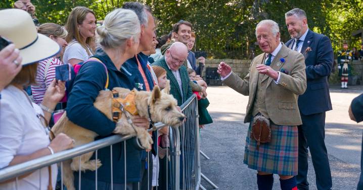 King Charles kicks off Balmoral summer residency with military ceremony as fans flock from Europe to greet him