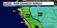 More thunderstorms Sunday and Monday