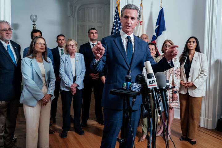 California Republicans file suit seeking to block Newsom redistricting plan