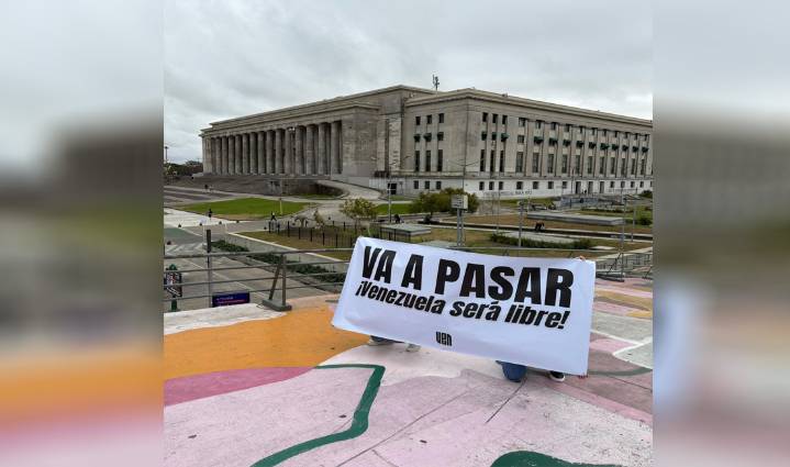 Venezolanos en Argentina se movilizaron con la campaña “VA A PASAR” en respaldo a la transición democrática
