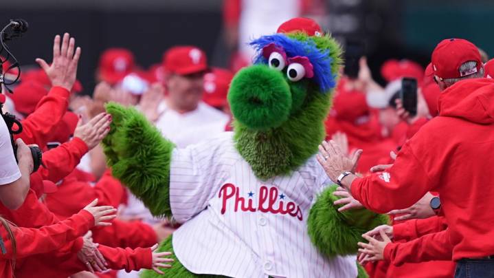 How do mascots like the Phillie Phanatic stay fresh in the summer heat? Vodka and water