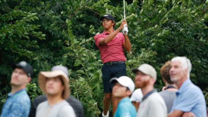 Charlie Woods at Junior PGA Championships: Final round tee time, group