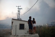 Wildfires scorch Greece for a second day, thousands evacuated
