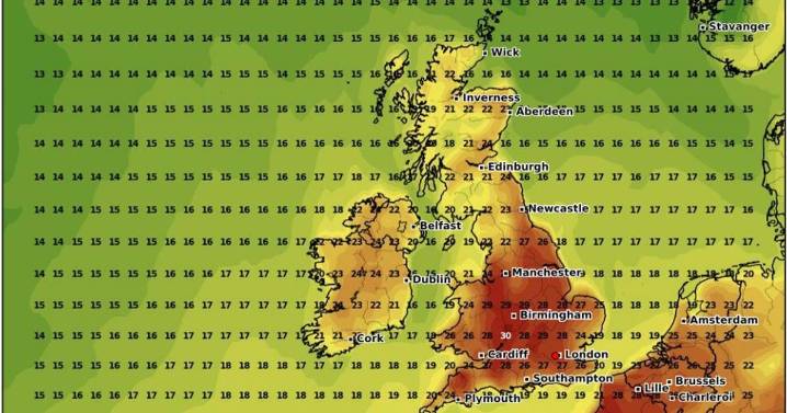 Exact dates UK temperatures will rise over 30C again despite Hurricane Erin