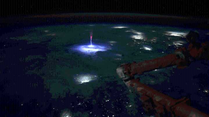 Astronauta de la NASA capta misterioso “chorro gigante” sobre México y Estados Unidos