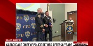 Carbondale Police Chief retires from PD during ceremony