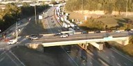 Five-car pileup closes I