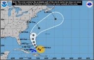 Hurricane Erin to churn ‘life-threatening’ surf, rip currents on East Coast. Updated forecast maps.
