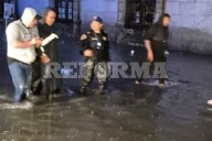 Registra Zócalo lluvia más intensa en 73 años
