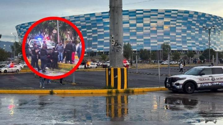 MOMENTO EXACTO en el que se desata balacera antes del partido San Luis