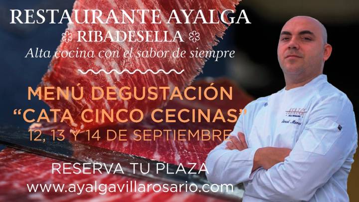 La IGP ‘Cecina de León’ ultima en Ribadesella un maridaje gastronómico Michelin entre León y Asturias