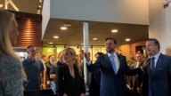 Vance and Hegseth face loud protests during visit with National Guard