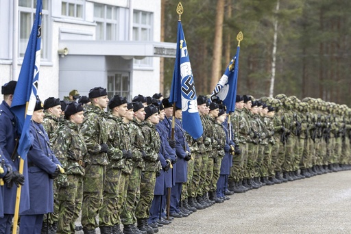Swastikas still linger on some flags in Finland's air force, but are on the way out
