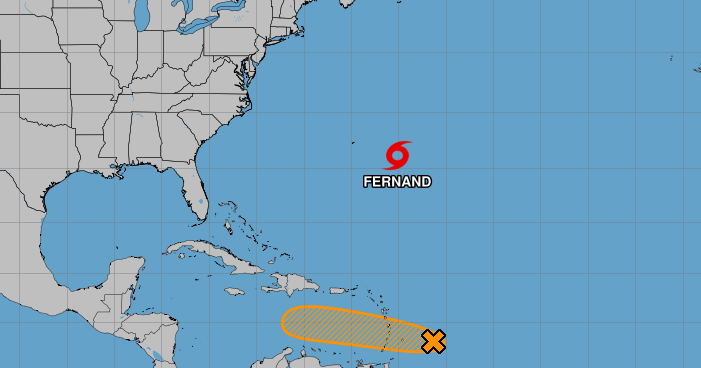 Tropical wave near Caribbean could form, Fernand to weaken