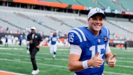 Colts' Riley Leonard speaks on preseason game performance vs. Bengals