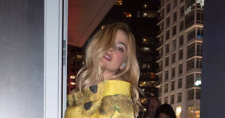 Addison Rae Meets Vincent Van Gogh in a Sunflower Dress From The Archives