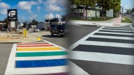 Florida crosswalks painted over. Why colors are now gone