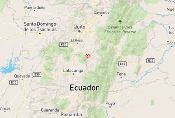 Un nuevo temblor se registró en Ecuador