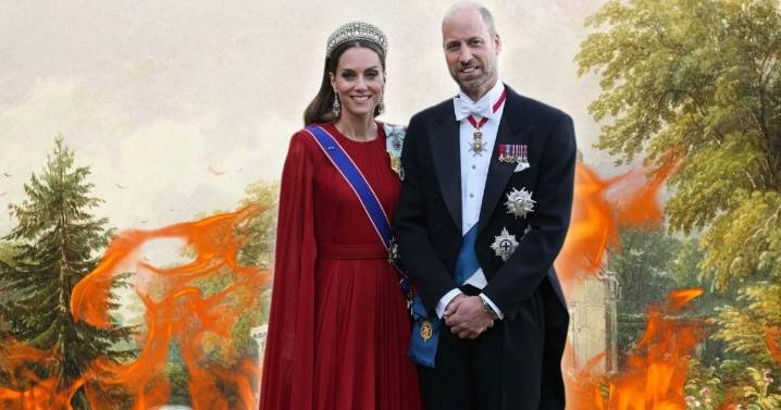 ¡Alerta máxima! Incendio amenaza la casa del príncipe William y Kate Middleton