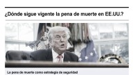 [Infografía] Trump dice que pedirá la pena de muerte para quien cometa un asesinato en Washington