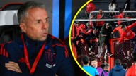 "Estuvo encerrado una hora y media": Gustavo Álvarez cuenta cómo vivió su hijo de 9 años el caos en estadio de Independiente