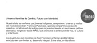 MAIS presenta propuesta para Consejos de Juventud: Jóvenes Semillas de Cambio, Futuro con Identidad en San Francisco