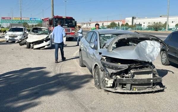 Camión cementero causa choque múltiple en el suroriente de la ciudad